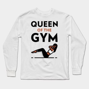 Queen In The Gym Long Sleeve T-Shirt